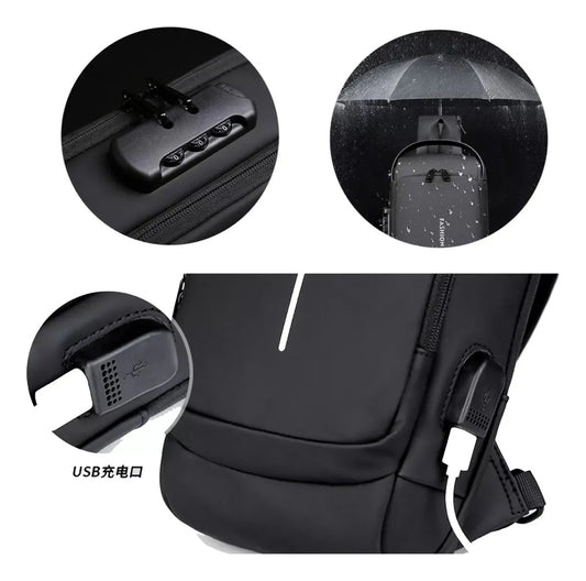 Bolso antirrobo impermeable morral bando