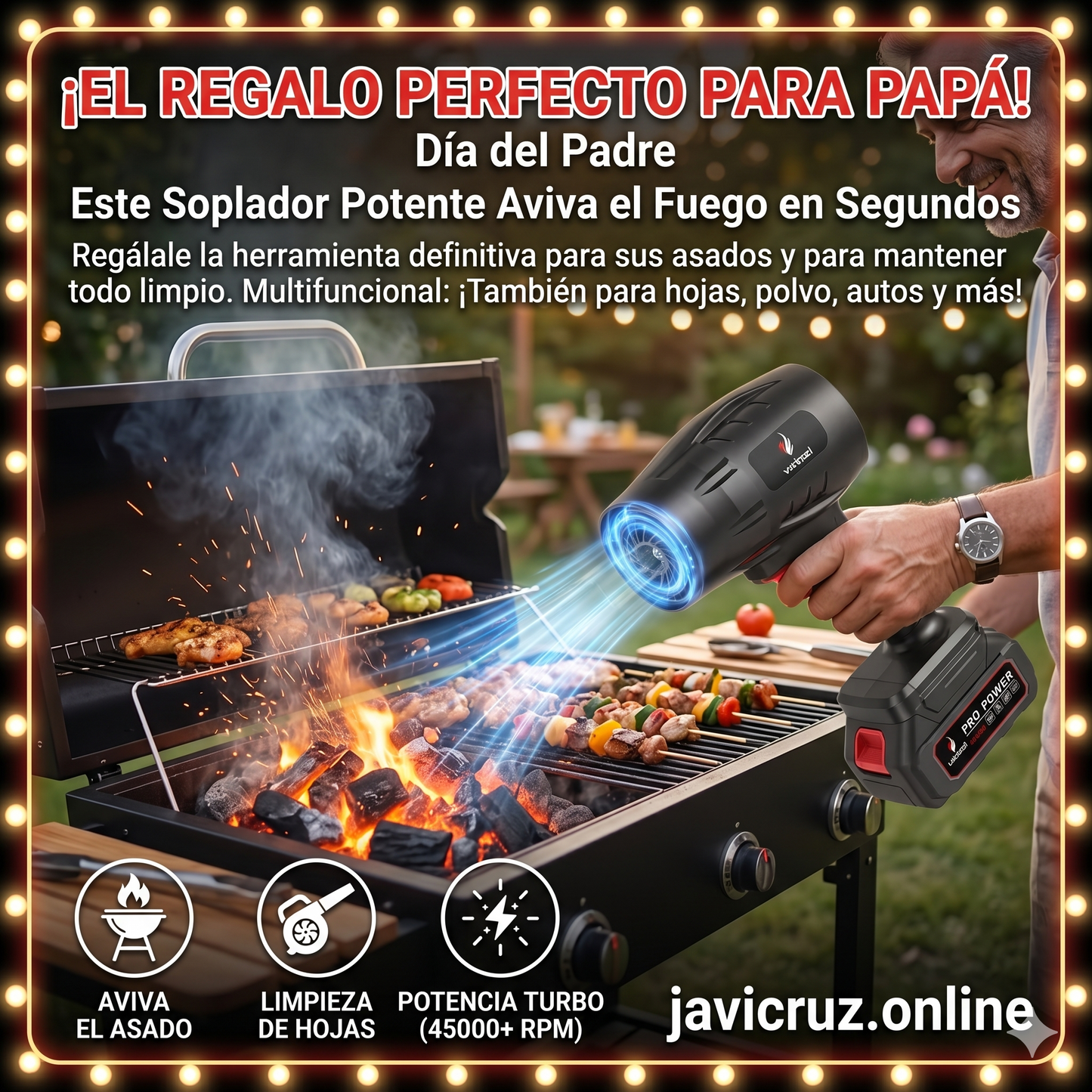 x1 Soplador Turbo Potente