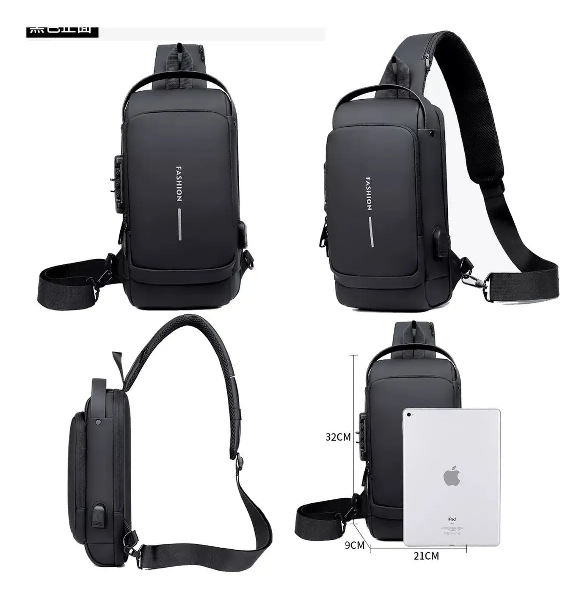 Bolso antirrobo impermeable morral bando
