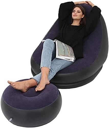 Sofá puff inflable 2 en 1