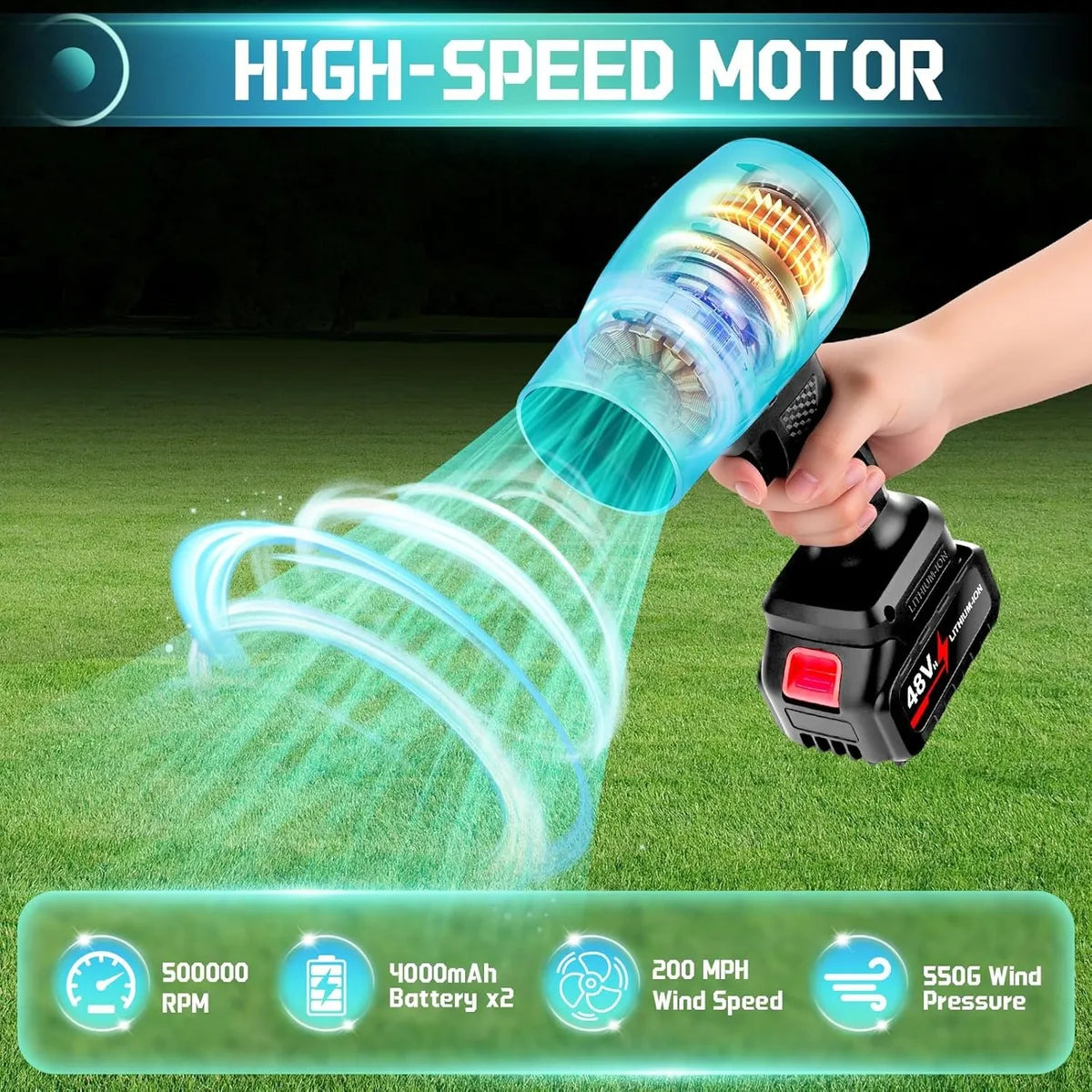 x1 Soplador Turbo Potente