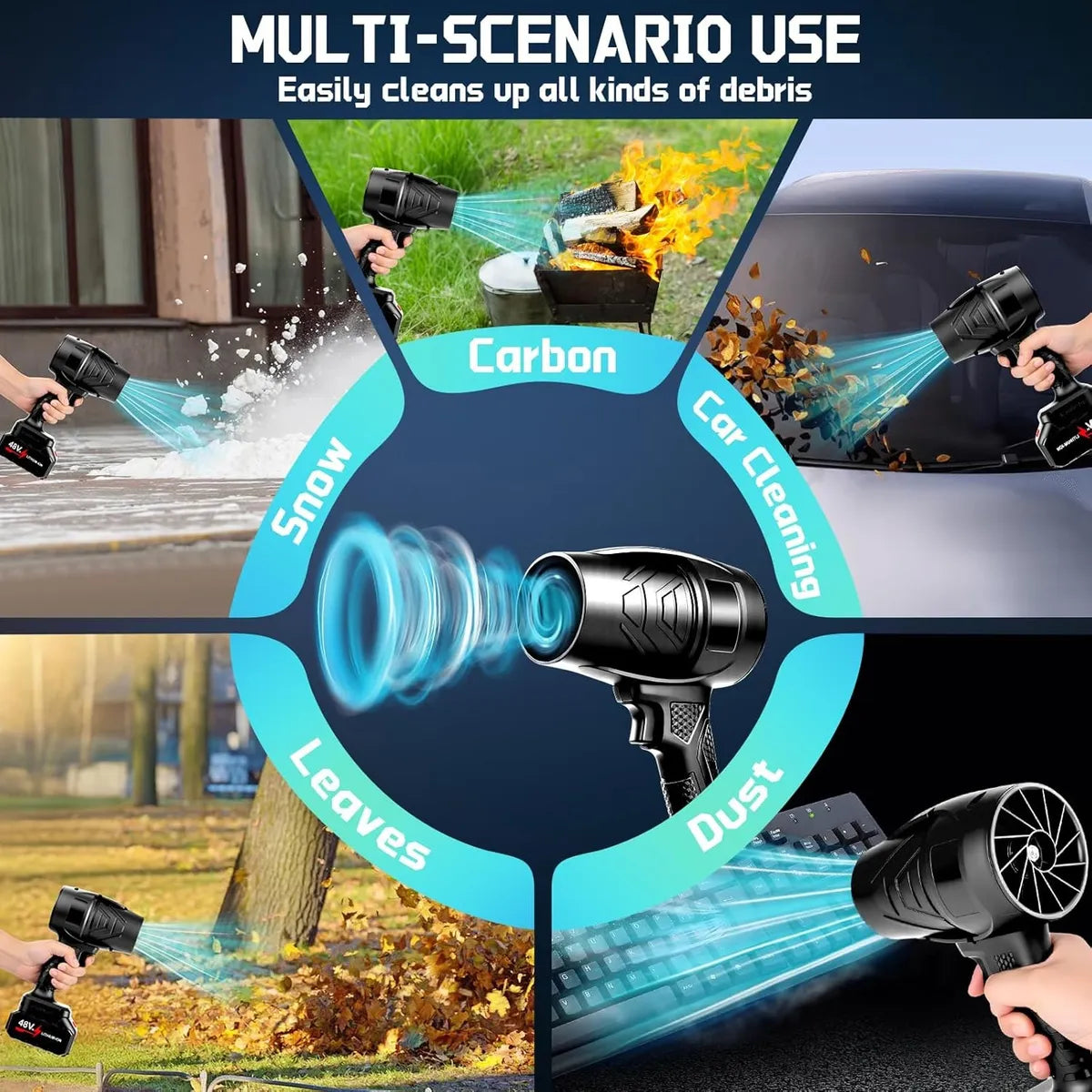 x1 Soplador Turbo Potente