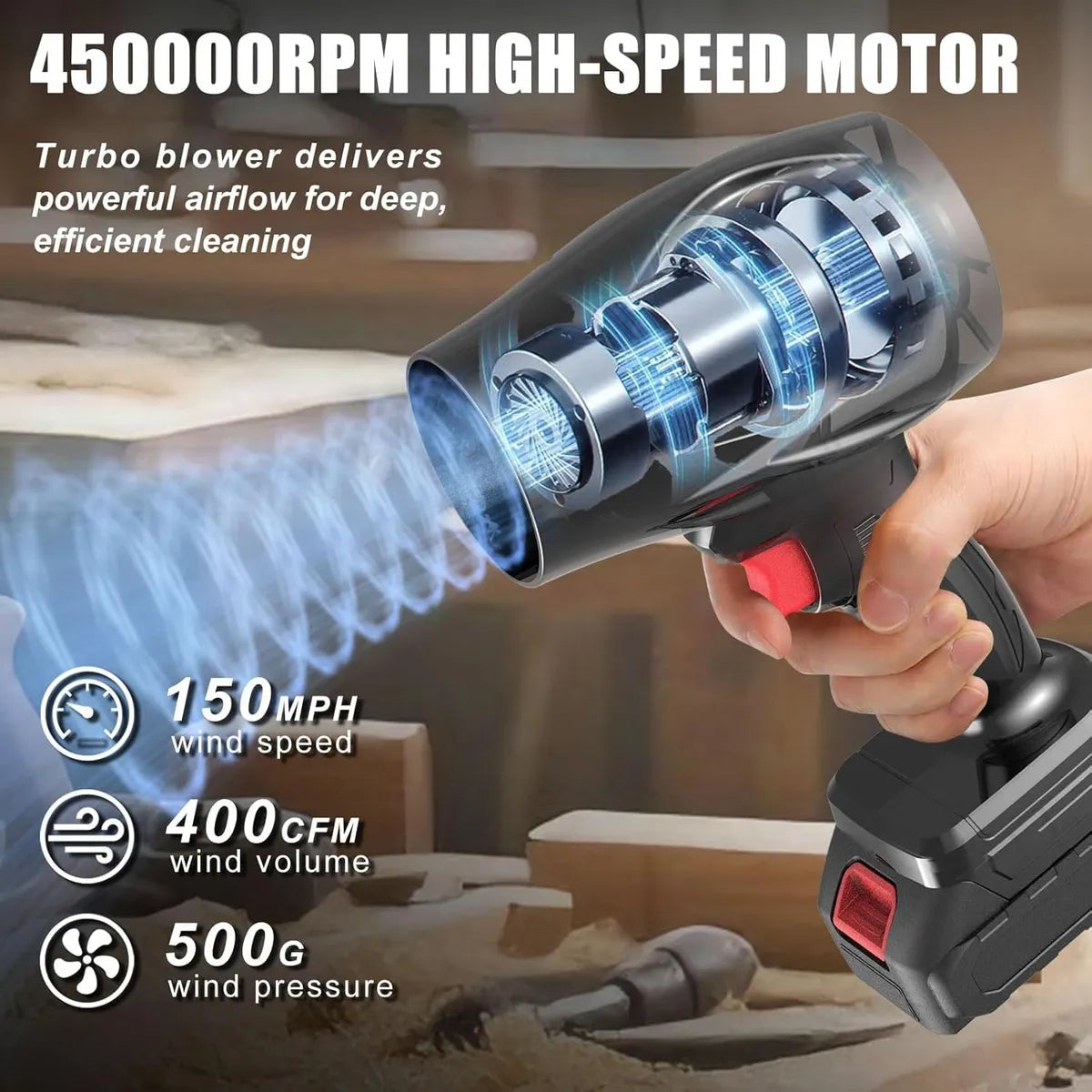 x1 Soplador Turbo Potente