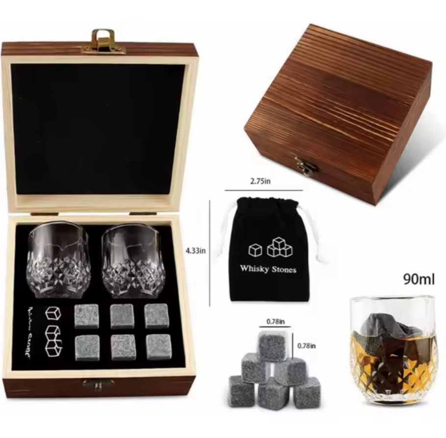 Set whisky con estuche elegancia